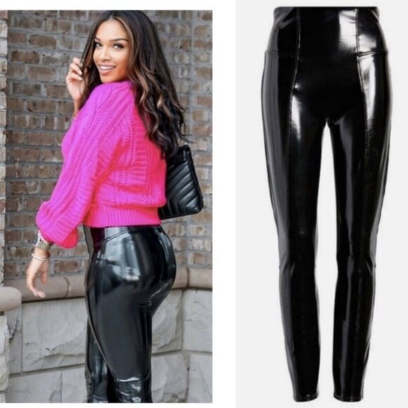 SPANX Black Leggings - Picture 1 of 12